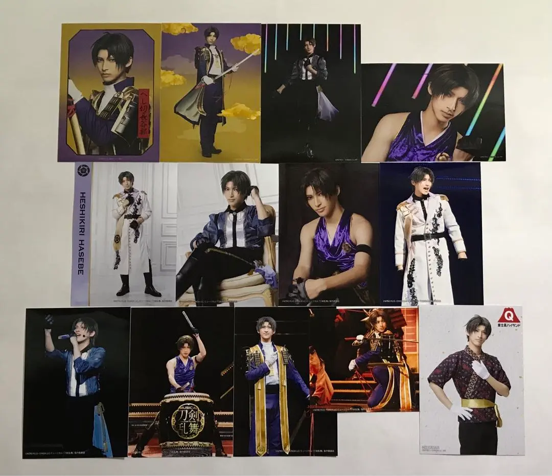 Thumbnail of Musical Touken Ranbu Rui Kihara Heshikiri Hasebe Bromide 13-piece Set