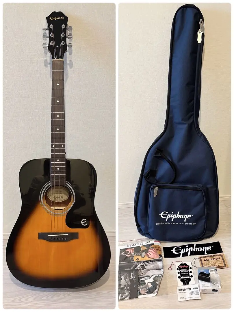 超美品 Epihone DR-100 VS Wピックアップ エレアコ 2025年最新】Epiphone DR-100 VSの人気アイテム - メルカリ