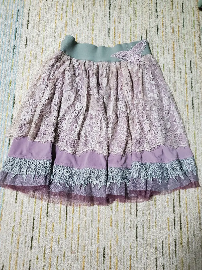 Ozz Oneste フリルスカート　黒×紫　オッズオン他　２点　おまとめ Ozz Oneste フリルスカート黒×紫オッズオン他2点おまとめ