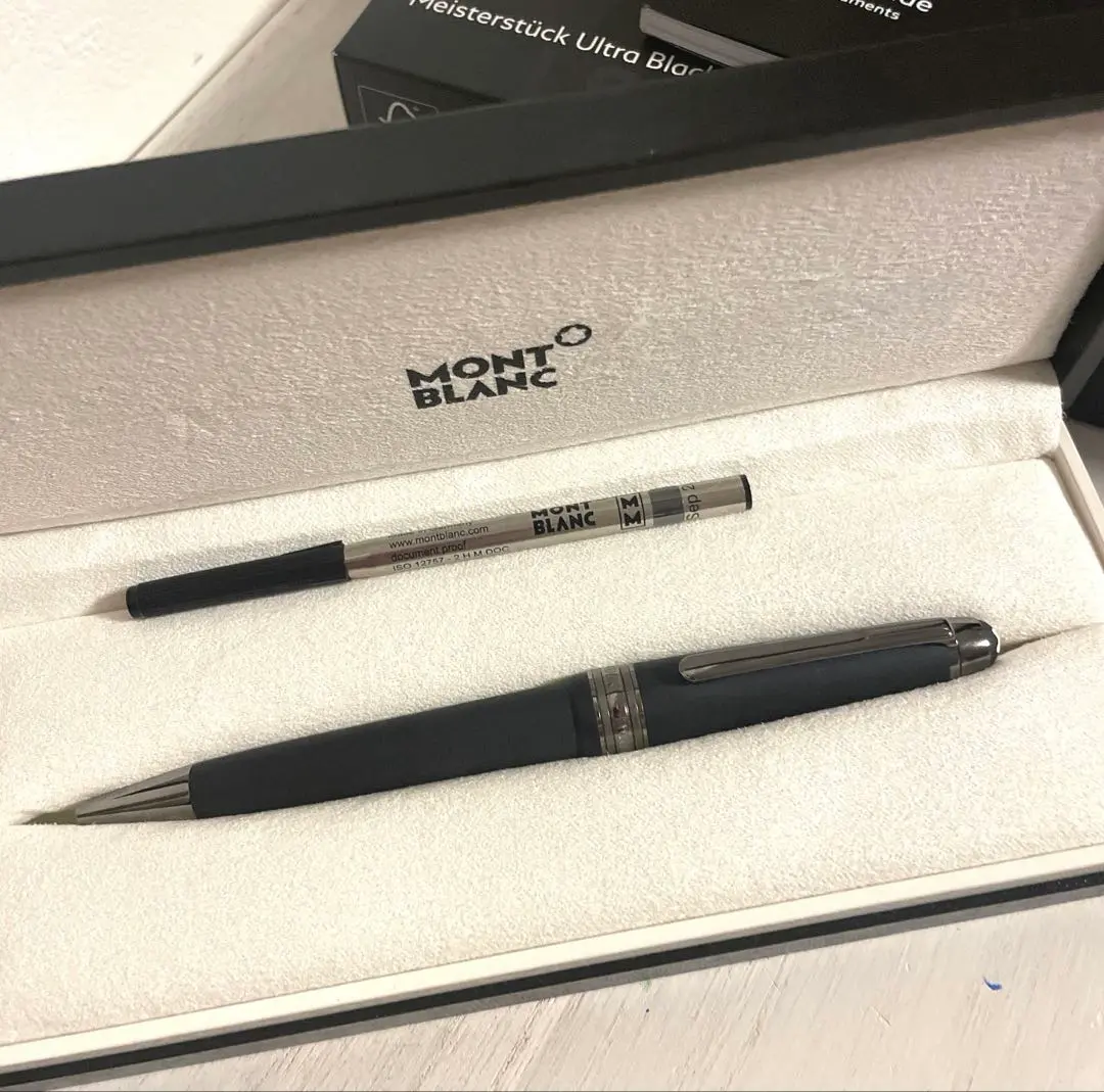 モンブラン　マイスターシュテュック　ウルトラブラック　ボールペン　美品　希少 MONTBLANC モンブラン マイスターシュテュック ブラック