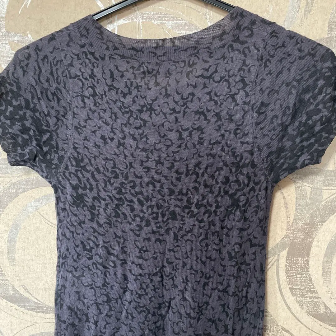 Thumbnail of KOOKAI Short Sleeve Knit Dress - Damaged - Leopard Print Dress