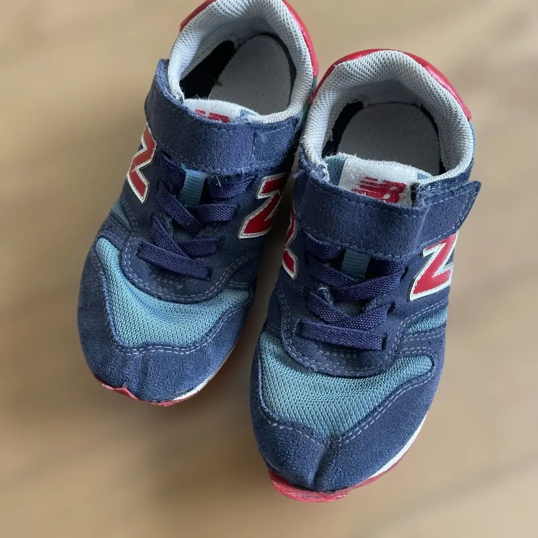 Thumbnail of New Balance kids' sneakers, blue/red