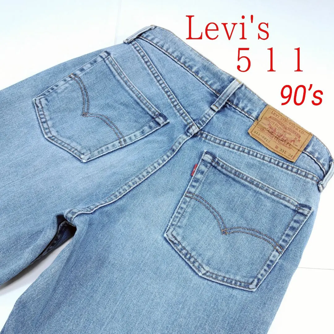 Thumbnail of Levi's "511-0217" High-Waist Straight Leg, Made in Japan, Size 33