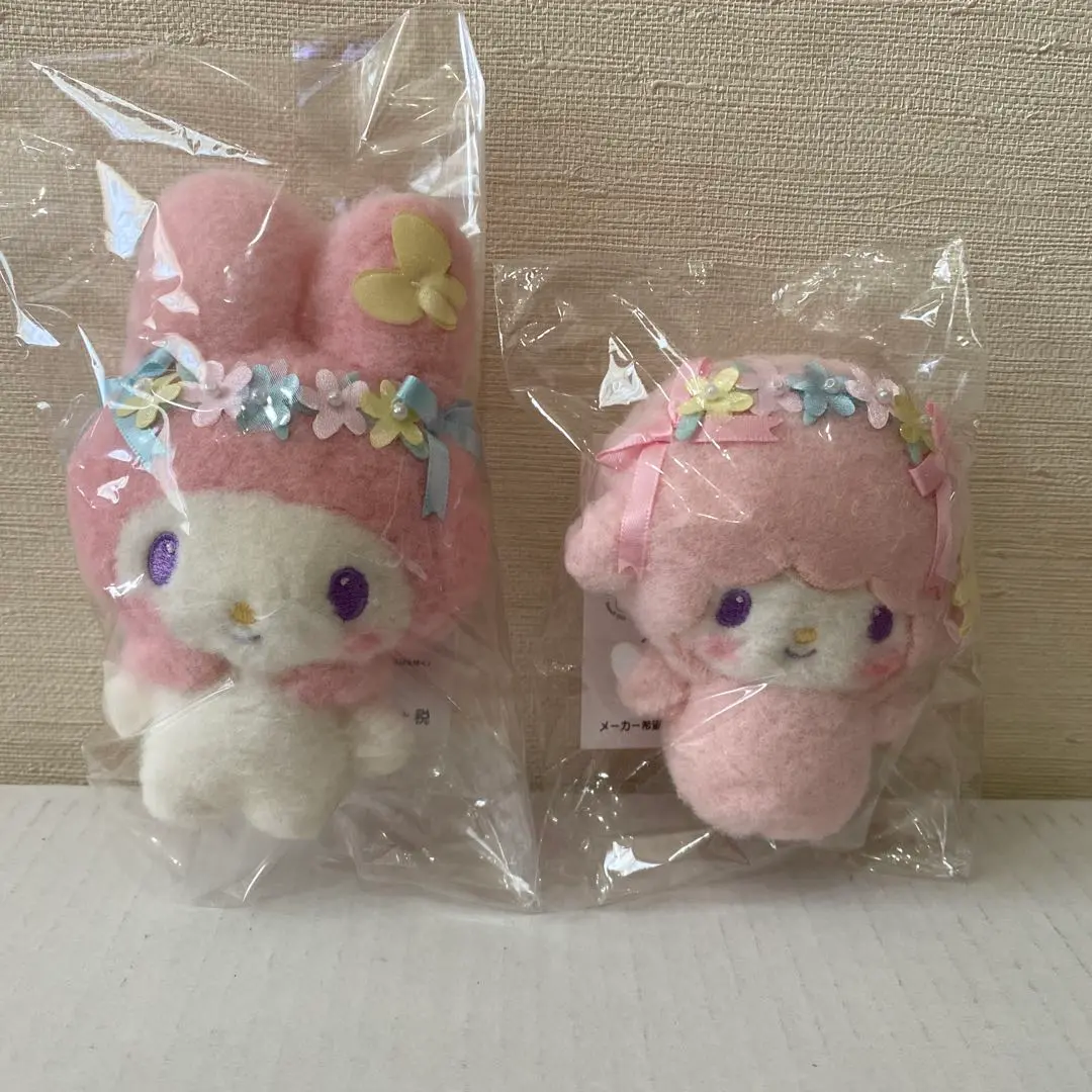 マイメロディ なかよくはんぶんこ 夢見るエンジェル マスコット ぬいぐるみ マイメロディ なかよくはんぶんこ 夢見るエンジェル マスコット