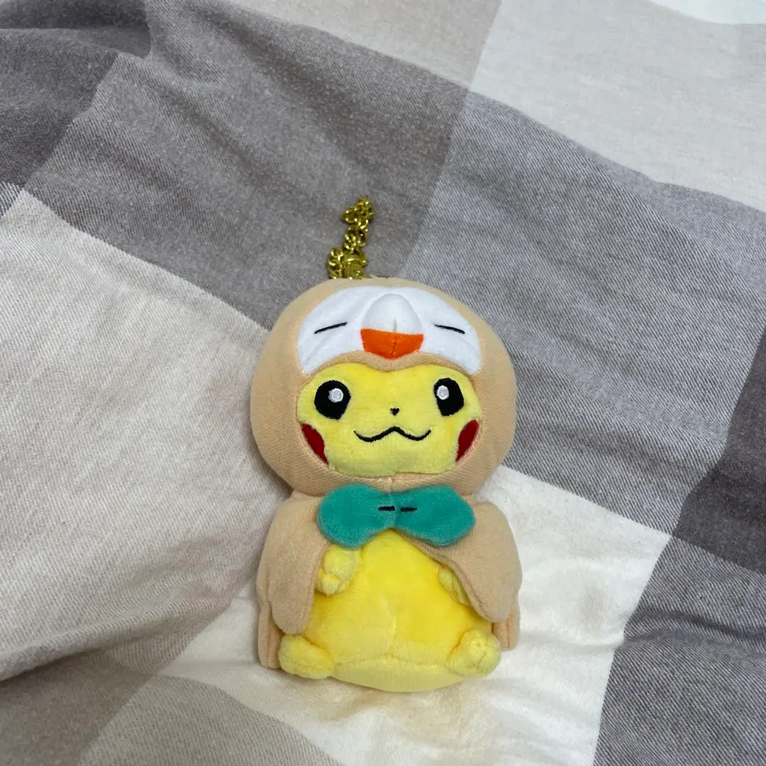 ポケモン モクローのポンチョを着たピカチュウ マスコット ポンチョピカチュウ ポケモンセンター ピカチュウ マスコット ポンチョ みがわり