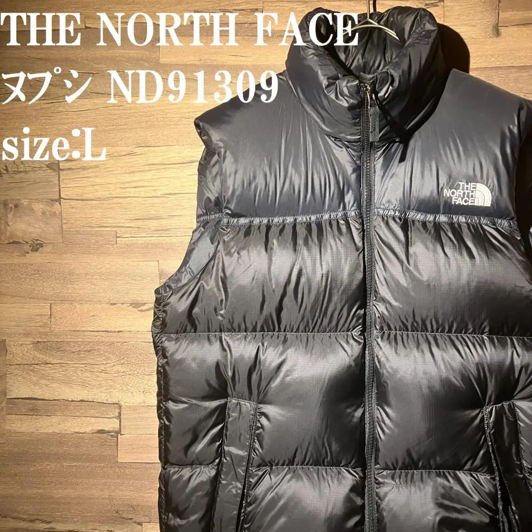 THE NORTH FACE　ダウンベスト　ヌプシ　ND91309　黒　サイズL 2025年最新】ND91309の人気アイテム - メルカリ