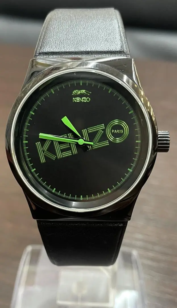 KENZO - 【希少】KENZO ケンゾー 腕時計 オーロラ ブラック 虎