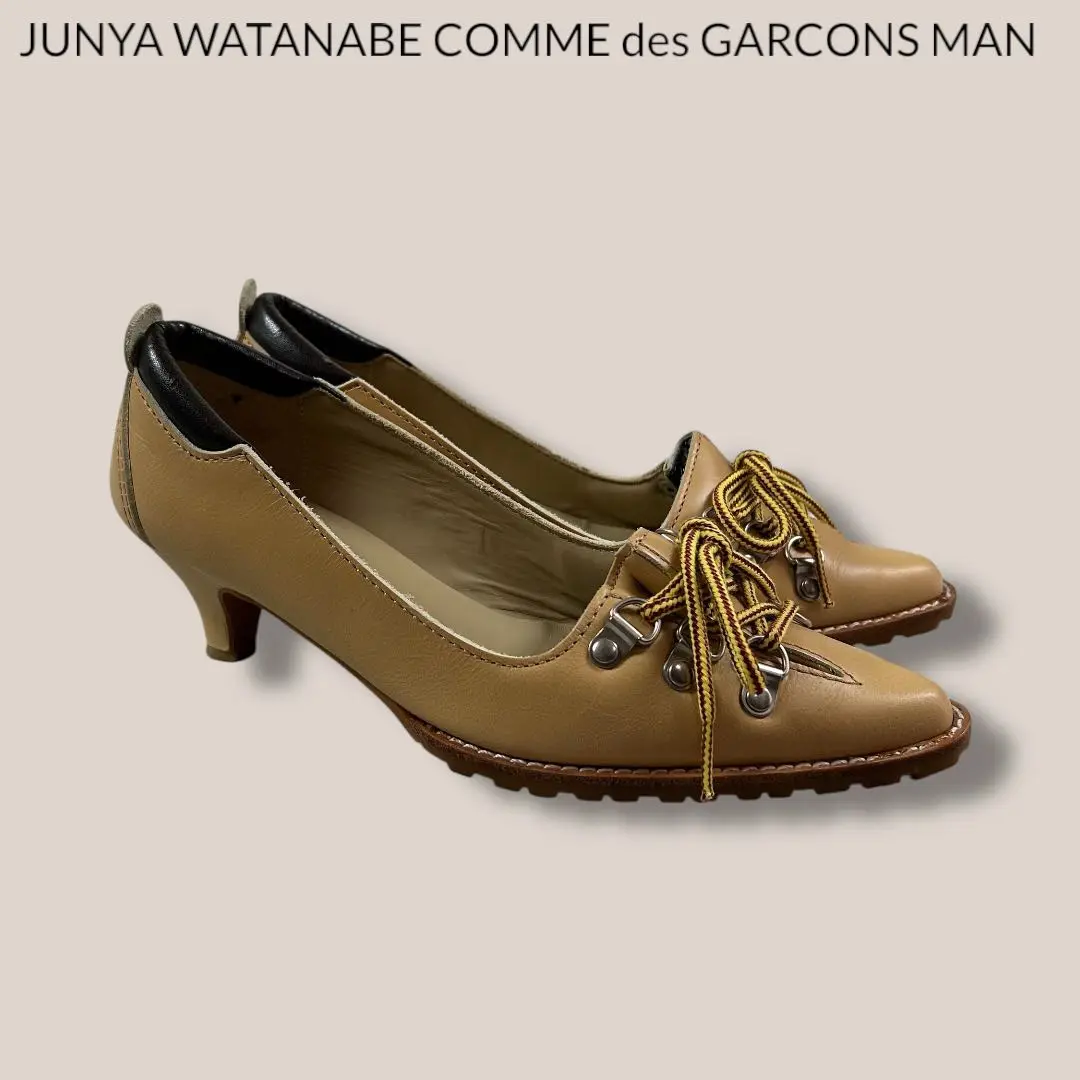 ジュンヤワタナベ コムデギャルソン　レザー　 ウィングチップヒール　美品 2025年最新】JUNYA WATANABE COMME des GARCONS レディース
