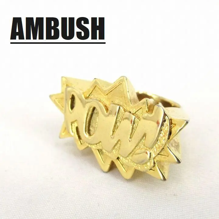 AMBUSH アンブッシュ POW！リング 指輪 ゴールド 17号 2025年最新】アンブッシュ 号数：17号 リング・指輪の人気