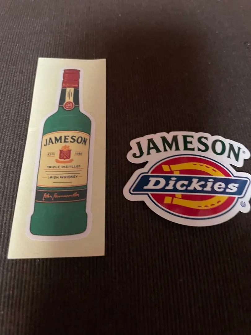 JAMESON×DICKIES限定ボトル2本セット　ジェムソン　未開封　匿名発送 JAMESON × Dickies コラボレーション 限定デザインボトル