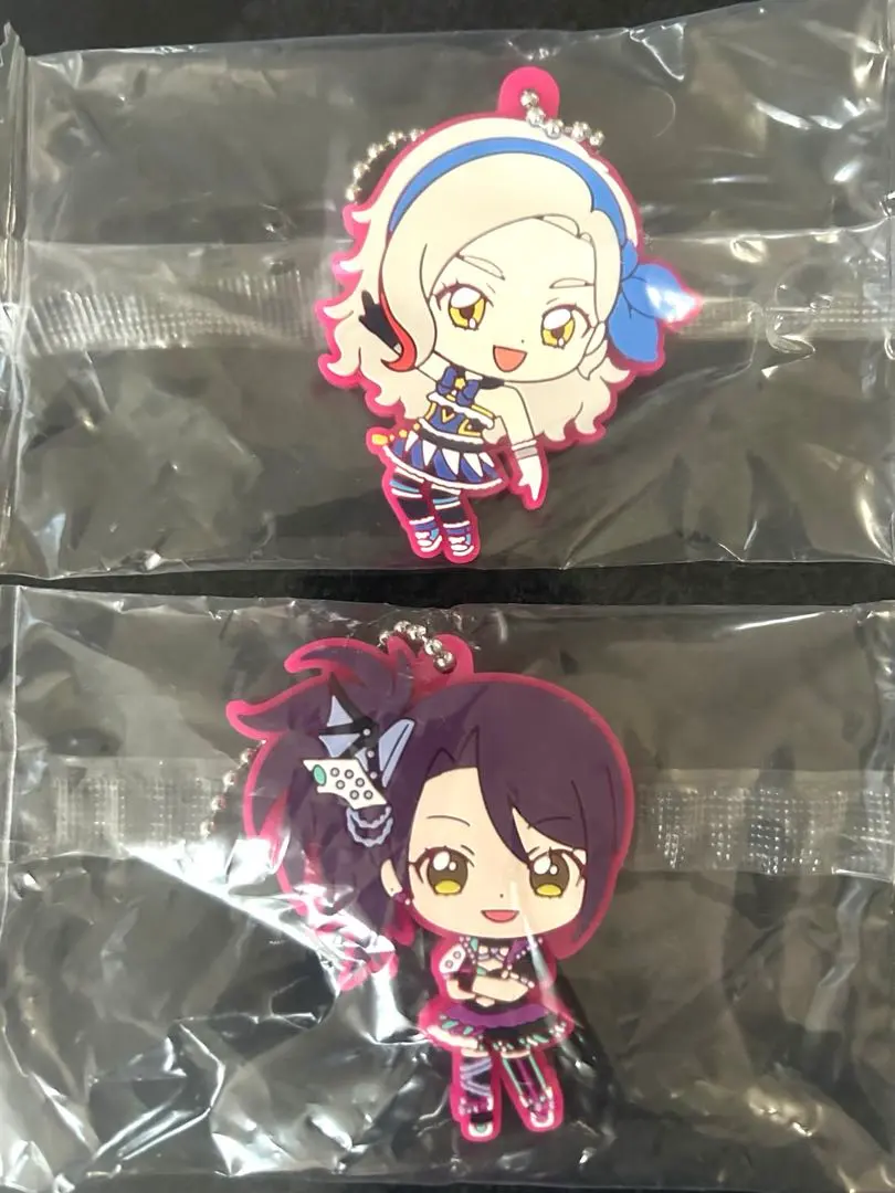 Thumbnail of Keychains: Aikatsu! x PriPara Capsule Rubber Mascot - Set of 4