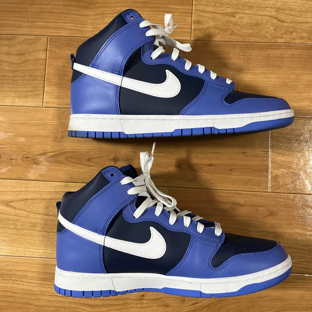 NIKEダンクハイ/ネイビー/630335-481/24.5cm NIKEダンクハイ/ネイビー/630335-481/24.5cm かっこよし