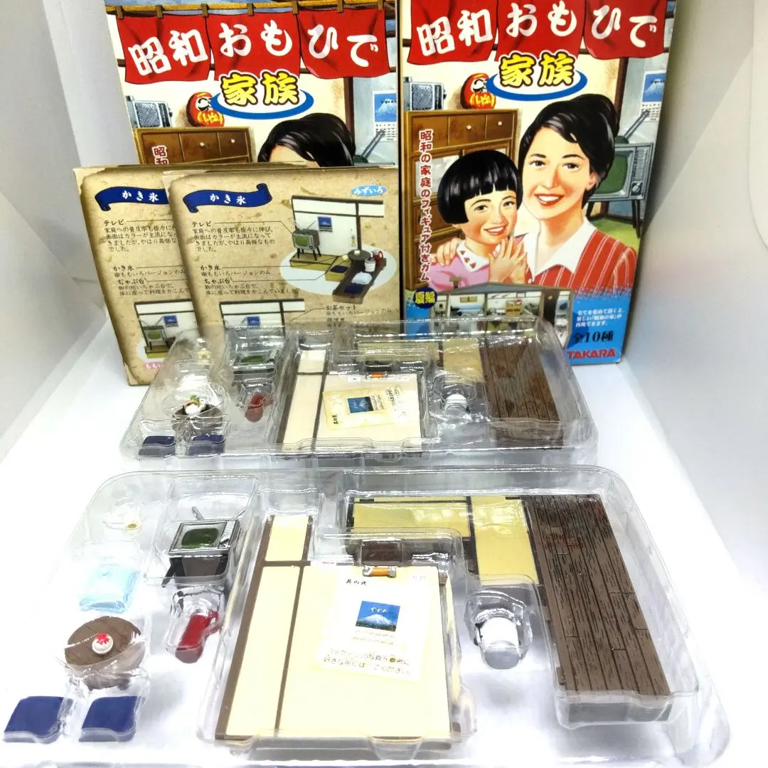 【未開封5種セット】昭和おもひで家族　夏編　みずいろ全5種 未開封5種セット】昭和おもひで家族 夏編 みずいろ全5種 - メルカリ