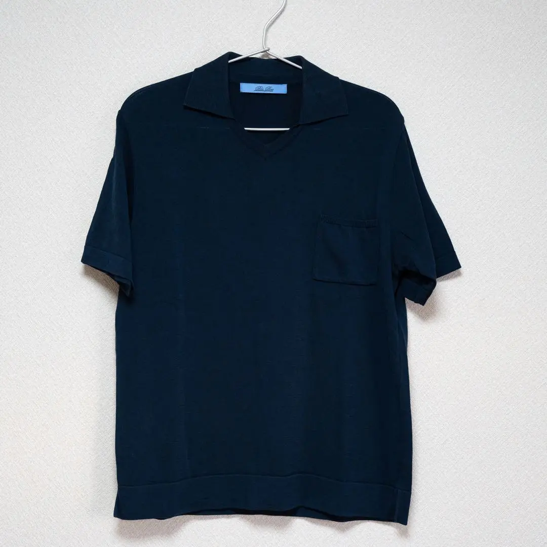 BluBre / 針抜きスキッパーTシャツ BluBre / 針抜きスキッパーTシャツ新品
