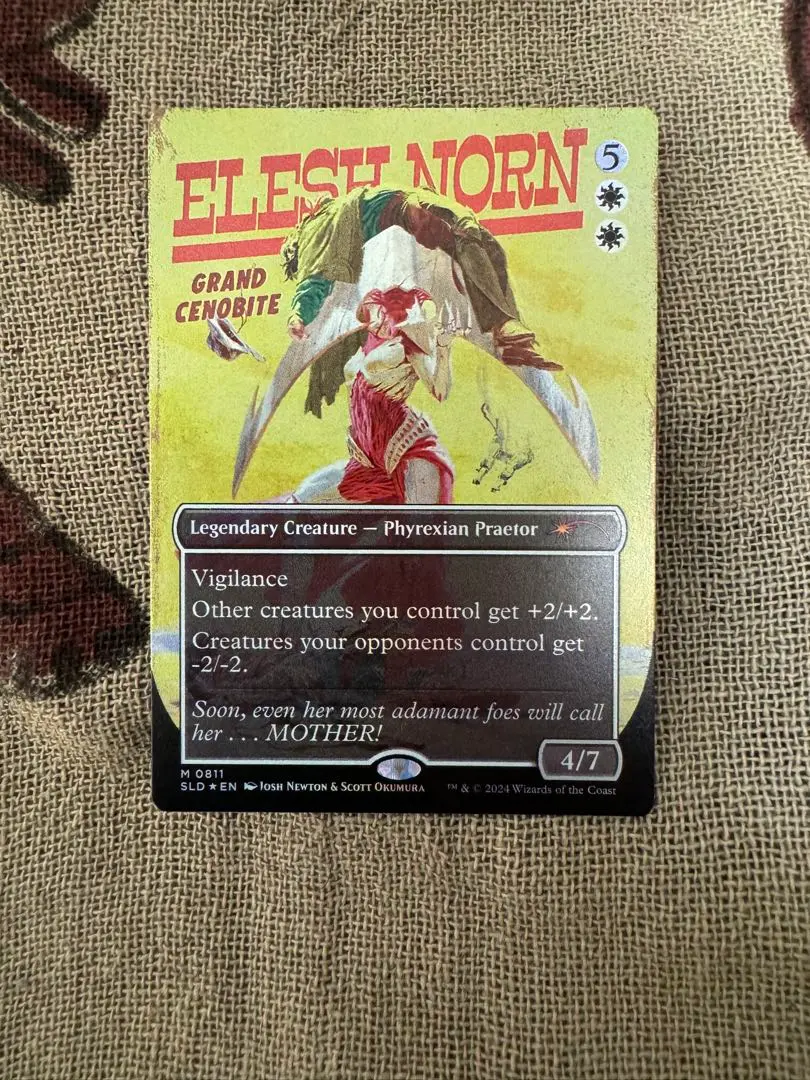 MTG 大修道士、エリシュ・ノーン secret lair ボーナスシート 大修道士、エリシュ・ノーンのシークレットカードがボーナス