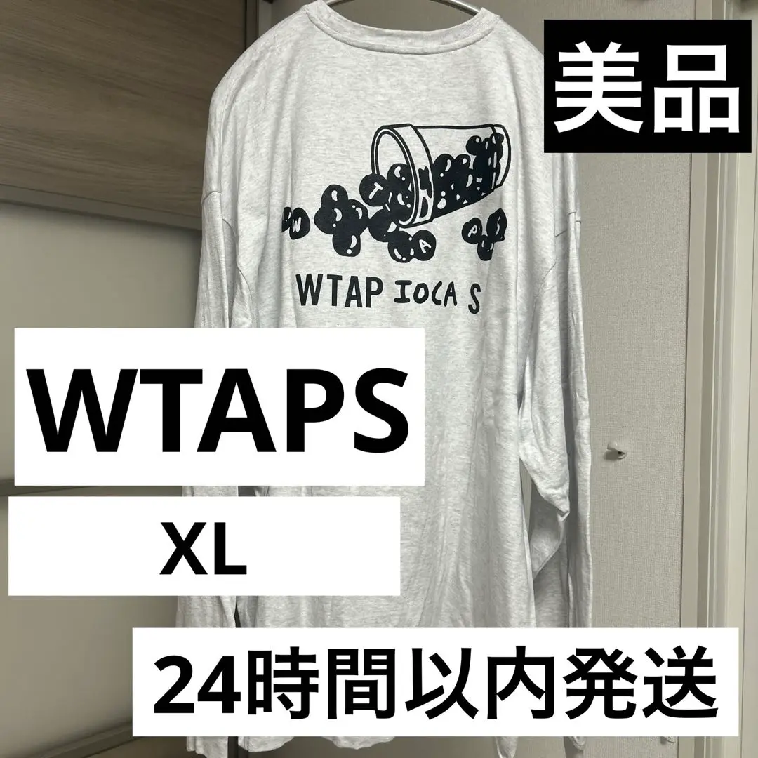 美品　WTAPS グレー 長袖カットソー WTVUA Amazon | グレーM WTAPS 23SS DESIGN 01 LS COTTON. COLLEGE