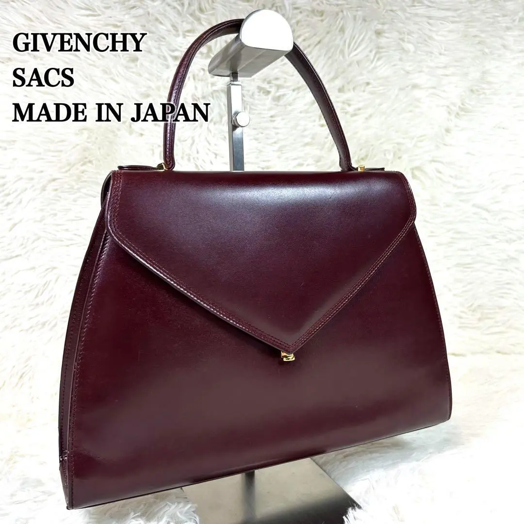 GIVENCHY ジバンシー　SACS A MAIN Authentic Givenchy Sacs A Main Handbag Leather GP Turnlock