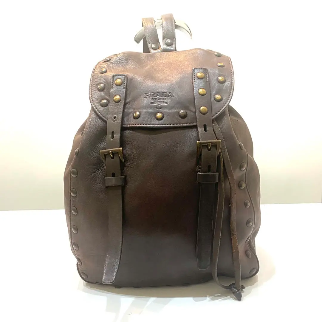 2025年最新】PRADA スタッズ リュックの人気アイテム - メルカリ