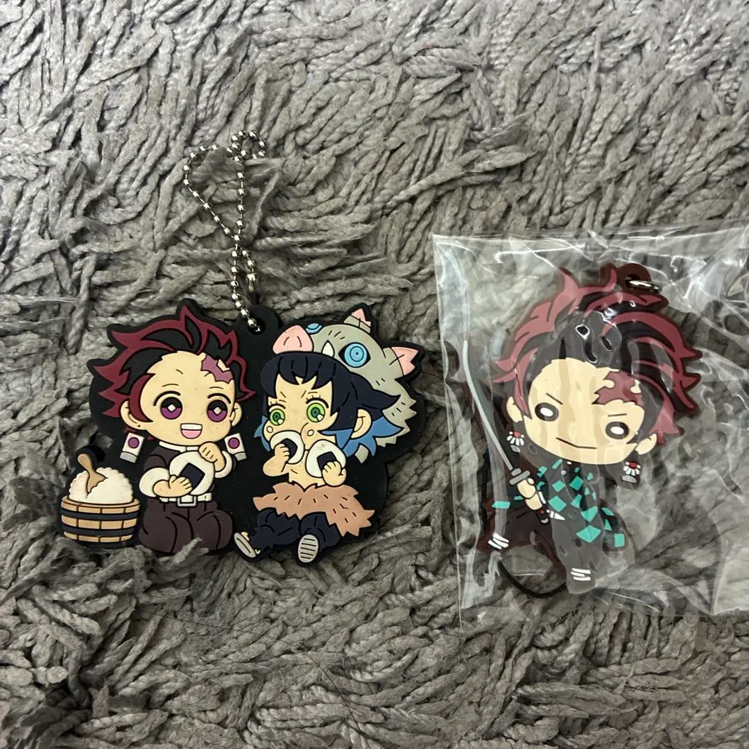 Thumbnail of Tanjiro Kamado & Inosuke Hashibira Silicone Rubber Charm Set