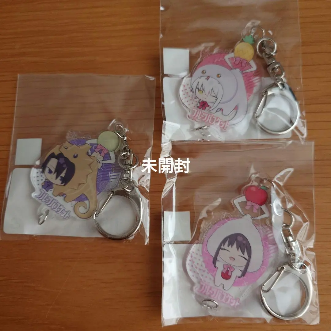 Thumbnail of Fruits Basket Acrylic Keychains - 3 pieces - Tohru Honda, Hatori Sohma, Ayame Sohma