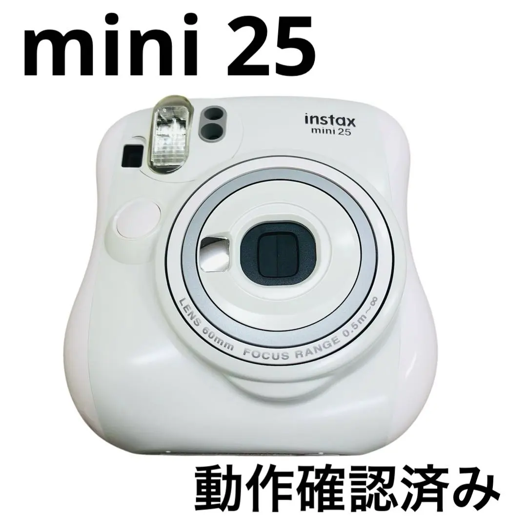 Thumbnail of 【Excellent Condition ✨ Tested and Working ✨】FUJIFILM instax mini 25 White