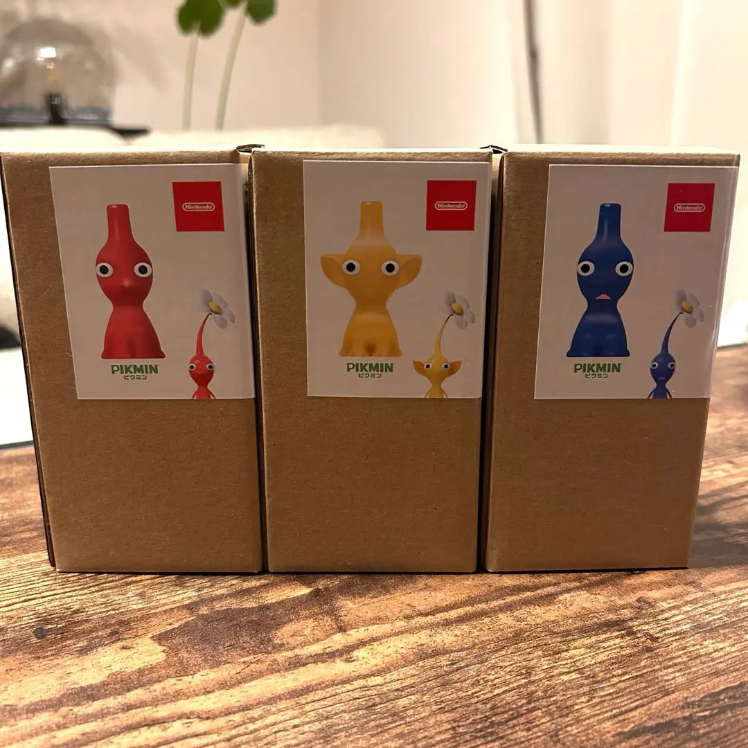 ピクミン　フラワーベース　セット 任天堂 ピクミン 花瓶 3点セット インテリア 一輪挿し 赤 青 黄