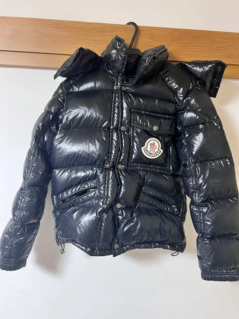 Thumbnail of MONCLER Black Down Jacket with Hood