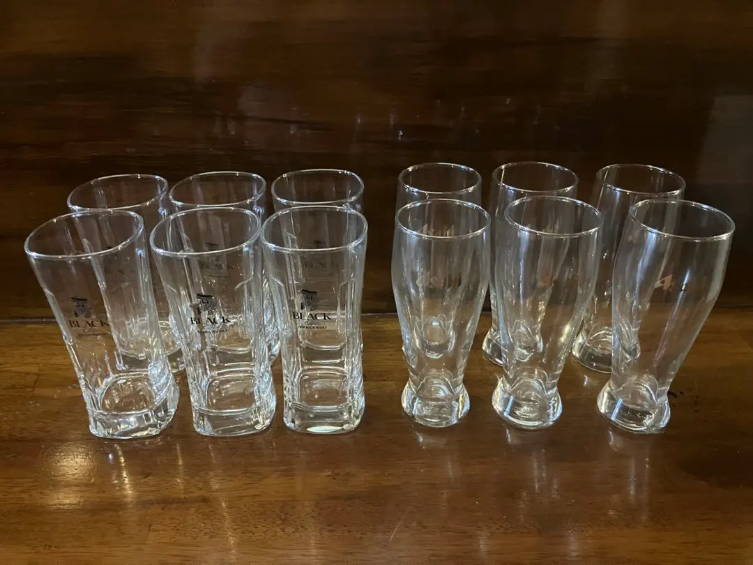 附帶商標的玻璃杯 12個一套 NIKKA ASahi 的縮圖