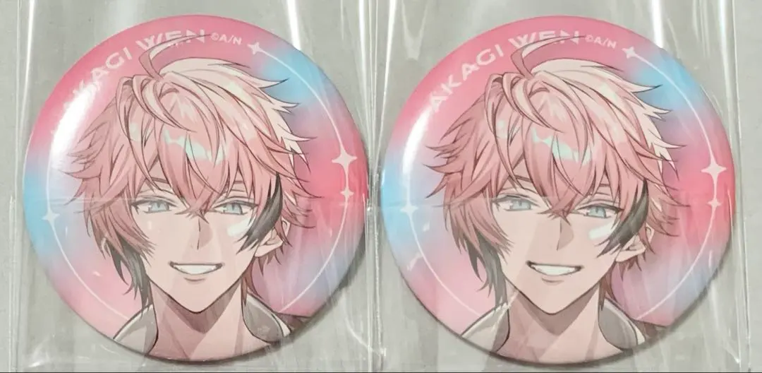 赤城ウェン　ハーフアニバーサリー　缶バッジ 赤城ウェン ハーフアニバーサリー 缶バッジ