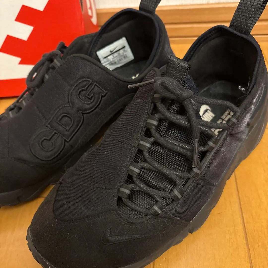 NIKE フットスケープ CDG コムデギャルソン コラボ ブラックコムデギャルソン ナイキ フットスケープ（Black Comme