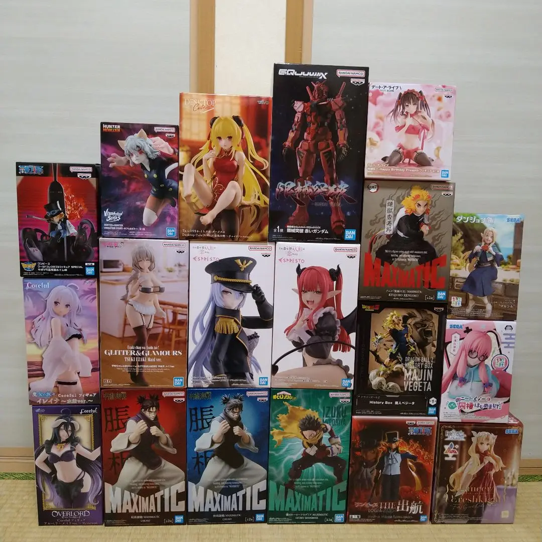 【最新プライズフィギュア】まとめ売り 時崎狂三 脹相 坂田銀時 煉獄杏寿郎 煉󠄁獄杏寿郎と猗窩座の戦闘シーンを再現できるフィギュア！セガ