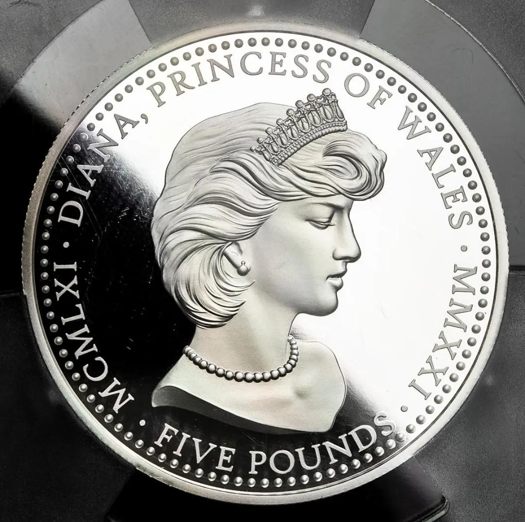 【世界に1枚】1997年 セントトーマス島 ダイアナ妃 銀貨 NGC PF69 世界に1枚】1997年 セントトーマス島 ダイアナ妃 銀貨 NGC PF69