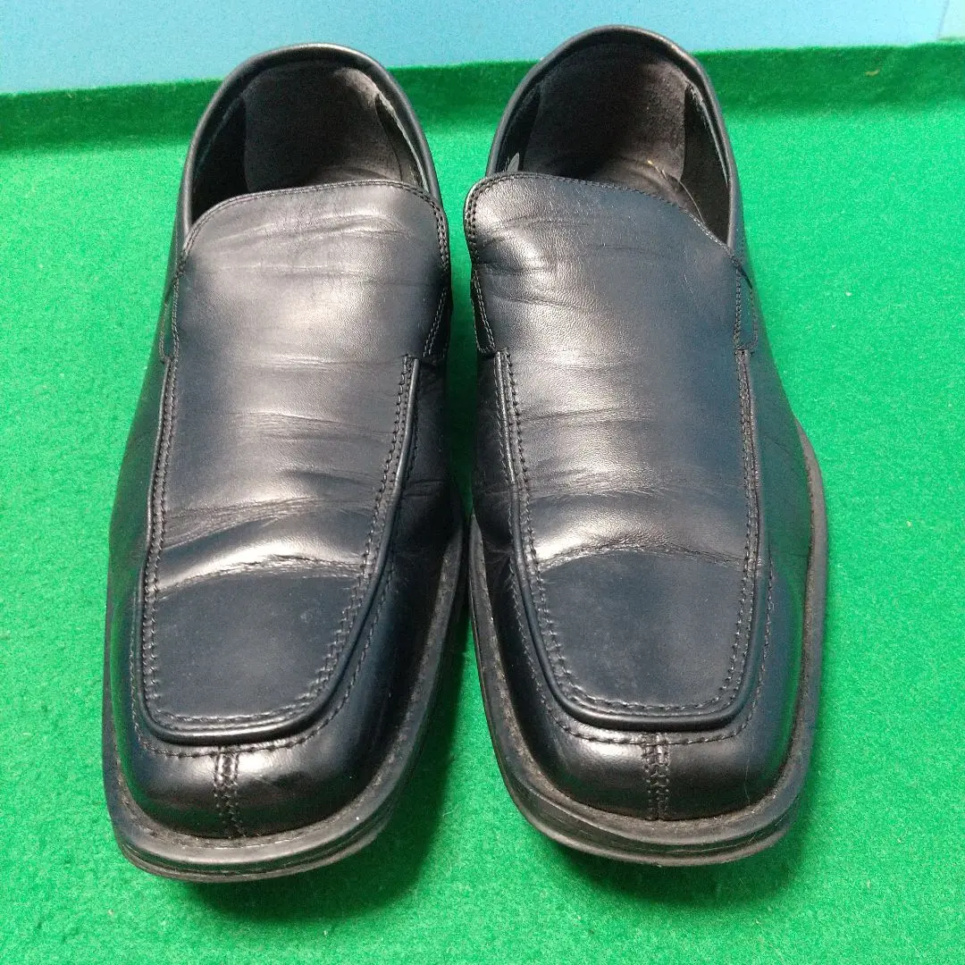 Thumbnail of JUNCHINO Genuine Leather Men's Business Shoes - Black - 24.5cm