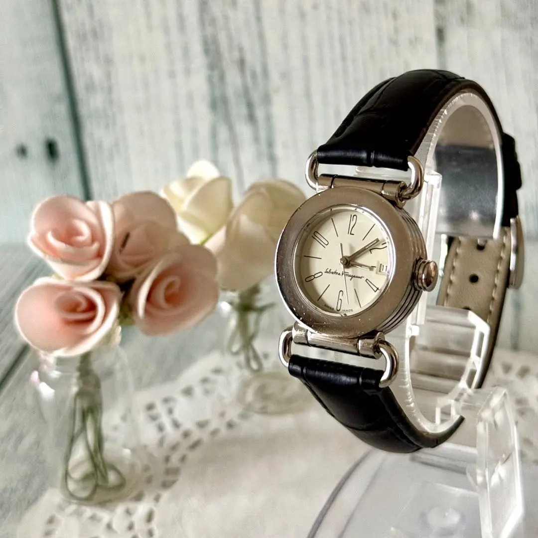 Thumbnail of Rare Salvatore Ferragamo Watch, Round.