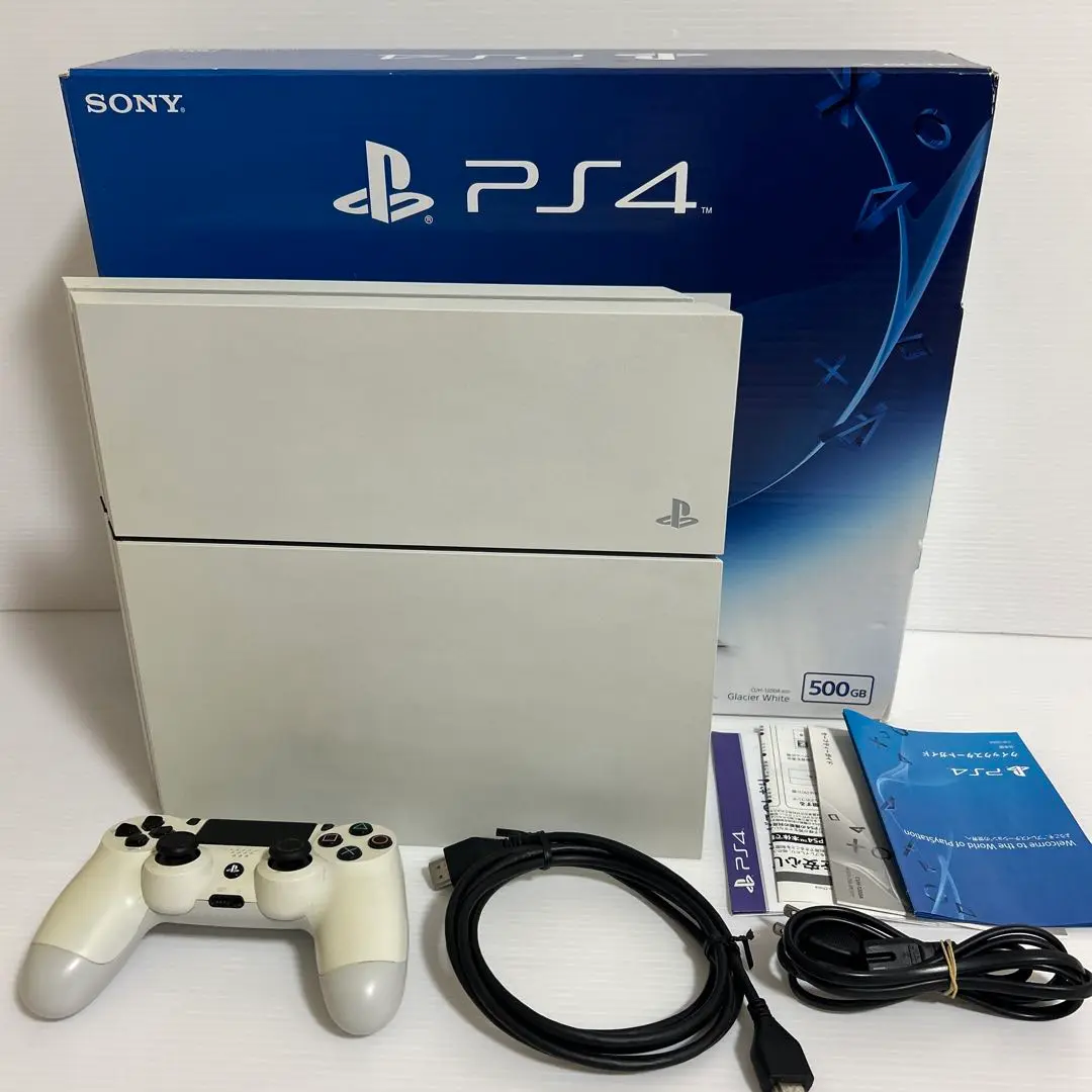 PlayStation4 - PS4 ホワイト 本体 おまけ付き SONY PS4 プレステ4 プレイステーション4 グレイシャー