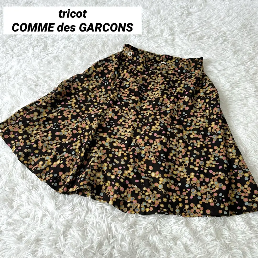 トリココムデギャルソン AD2012 パッチワーク フレア ティアード スカート tricot COMME des GARCONS パッチワーク スカート - メルカリ