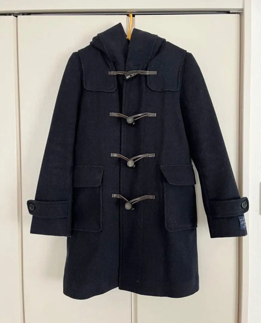 Urban Research 牛角扣大衣 海軍藍 的縮圖