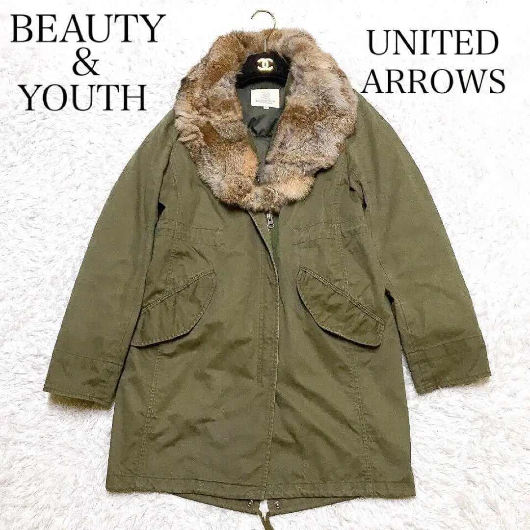 Thumbnail of Beauty & Youth - Mod Coat with Fur, Liner, and Rabbit Fur - Size S