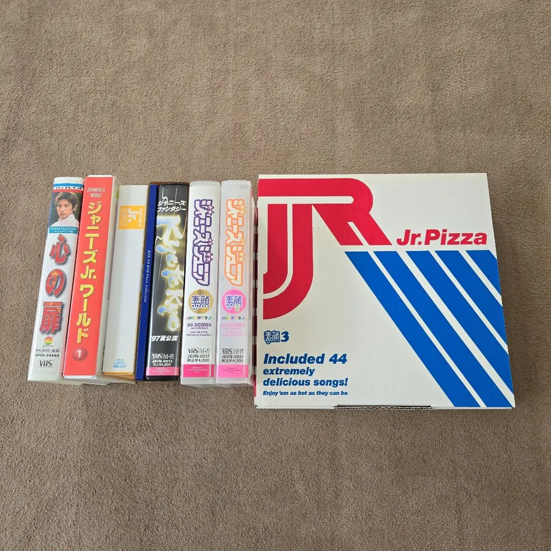 Jr.Pizza 素顔3  VHS ジャニーズJr. ジャニーズジュニア VHS 素顔3 初回限定 ピザ