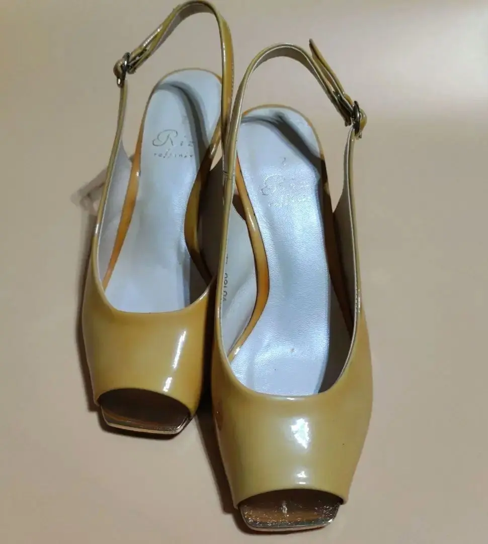 Thumbnail of Ritz Raffines Yellow High Heel Sandals