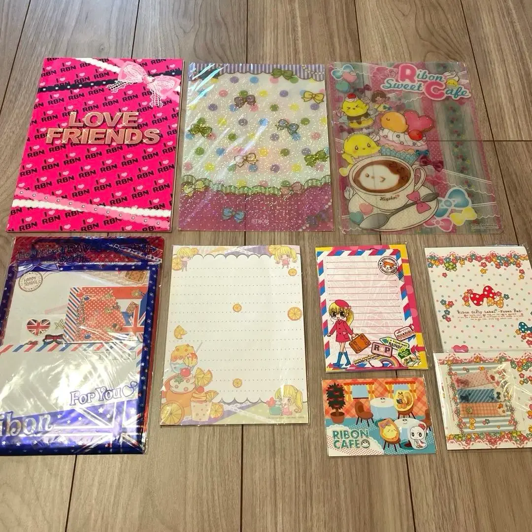 【未使用】Ribbon 附錄 信紙組 & 墊板 總出清 平成復古 的縮圖