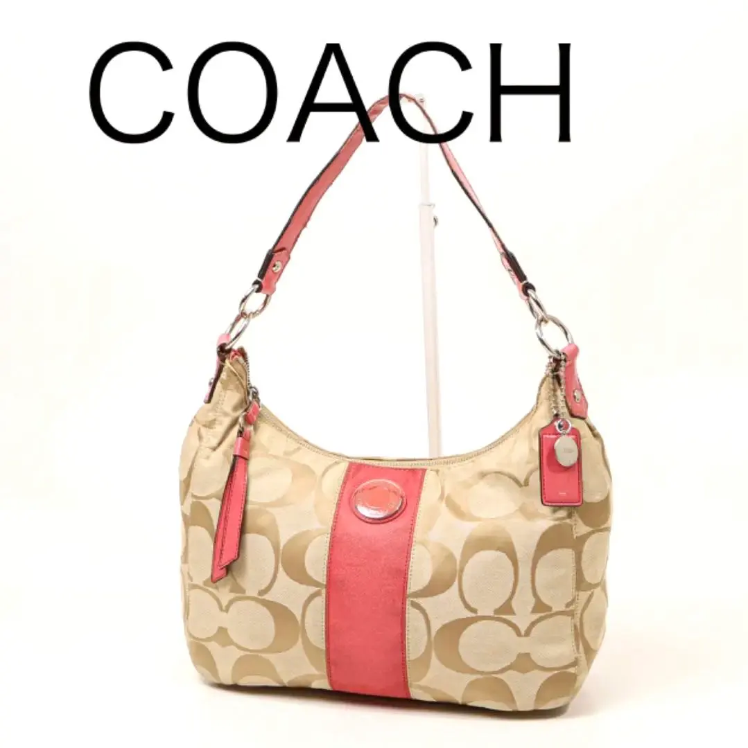 Thumbnail of H2660-16 ◾️ Coach Signature Pattern Shoulder Bag