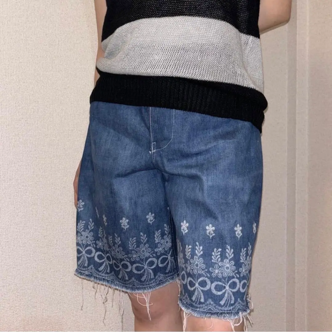 rurumu: 2020ss lace ribbon パンツ ルルムウ rurumu:ルルムウlace-up frill PT 縷縷夢兎るるむうパンツ