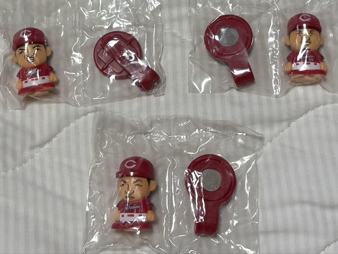 BANDAI - カープ【全種類コンプリート】ベイスボールキャップアクセサリフィギュア BANDAI - カープ【全種類コンプリート】ベイスボールキャップ