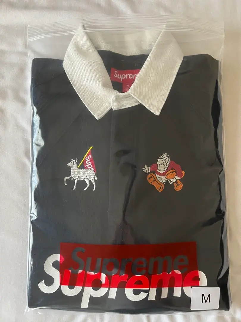 Supreme S/S Rugby Black Mサイズ