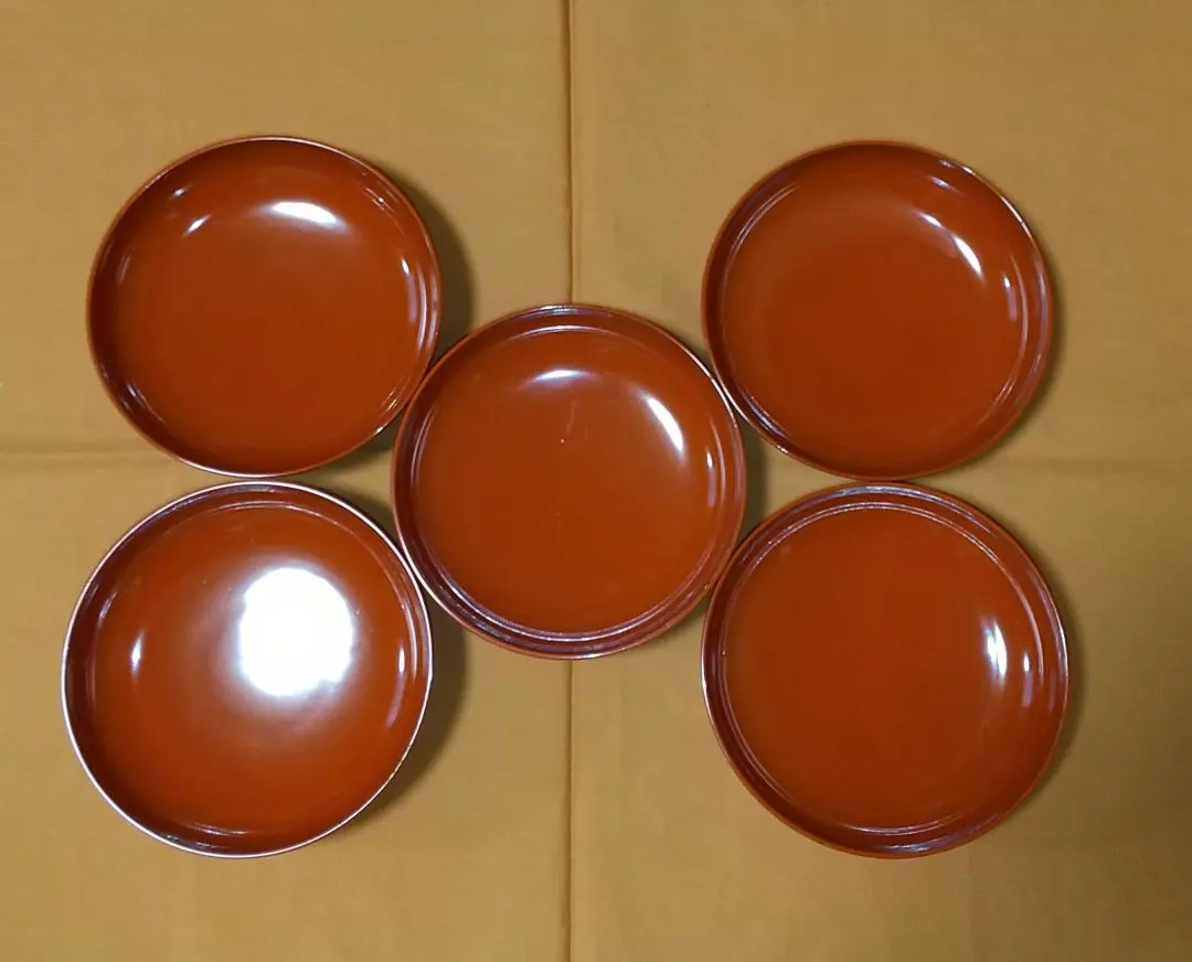 Thumbnail of ❬New▪Unused❭ Lacquered Individual Plates, Set of 5