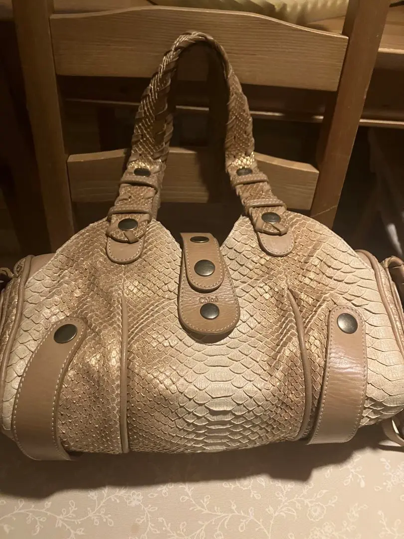 美品　Chloé シルベラード　グリーン ハンドバッグ 公式通販 - 人気アイテム多数 美品 Chloé シルベラード グリーン