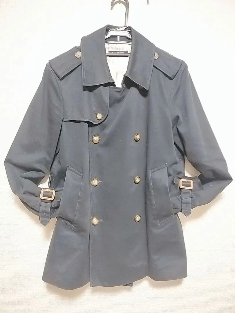 DUFFER ダファー トレンチコート ステンカラーコート L~XL グレー The DUFFER of ST.GEORGE（ザダファーオブセントジョージ