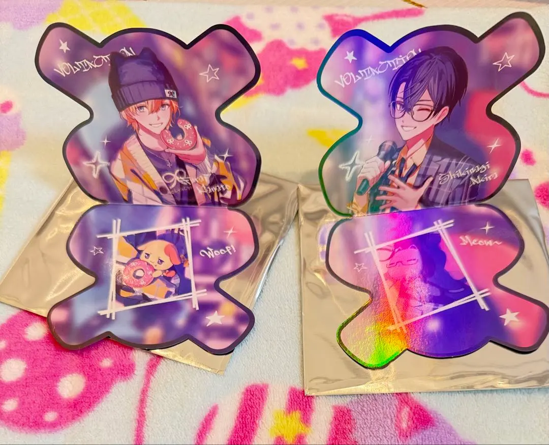 Thumbnail of VOLTACTION 3rd Anniversary OS Bonus Ribbon Cards (2) Kakeru Kazaharu, Akira Shinanagi