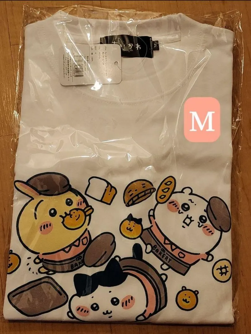 Thumbnail of [M] Chiikawa Bakery Chiikawa Hachiware Usagi T-shirt The Trio That Keeps Falling Over
